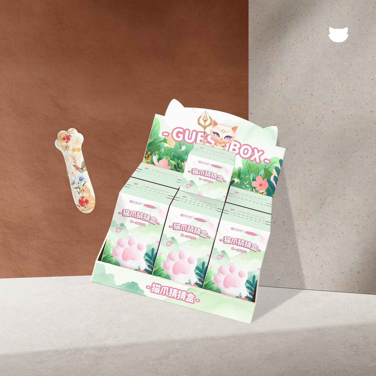 Meowkit Katzenpfote-Kastenmesser Überraschungsbox – Frühling & Sommer